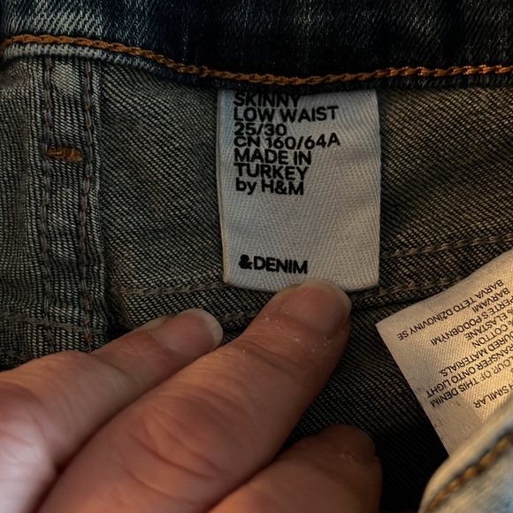 &Denim skinny low waist  25/30 jeans. - Picture 3 of 7